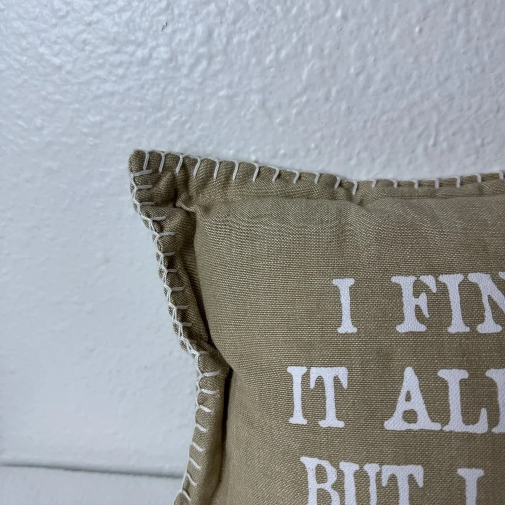 Carte Postale Throw Pillow I Got It All Together But Don't Know Where I Put It